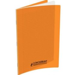 Cahier A4 Séyès 96 p Piqûre 90g Polypro ORANGE **