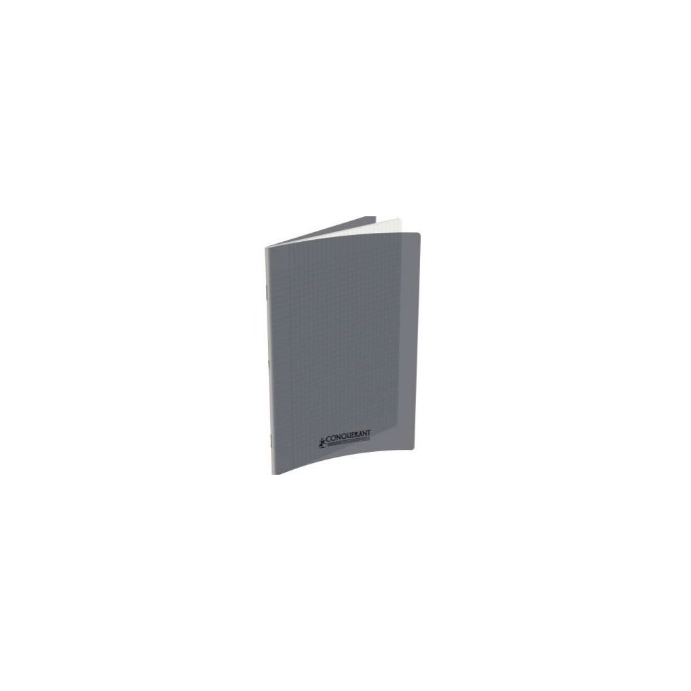 Cahier 24x32cm Séyès 96 p Piqûre 90g Polypro GRIS **