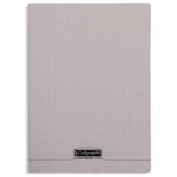 Cahier A4 5 x 5 96 p Piqûre 90g Polypro GRIS  - Z