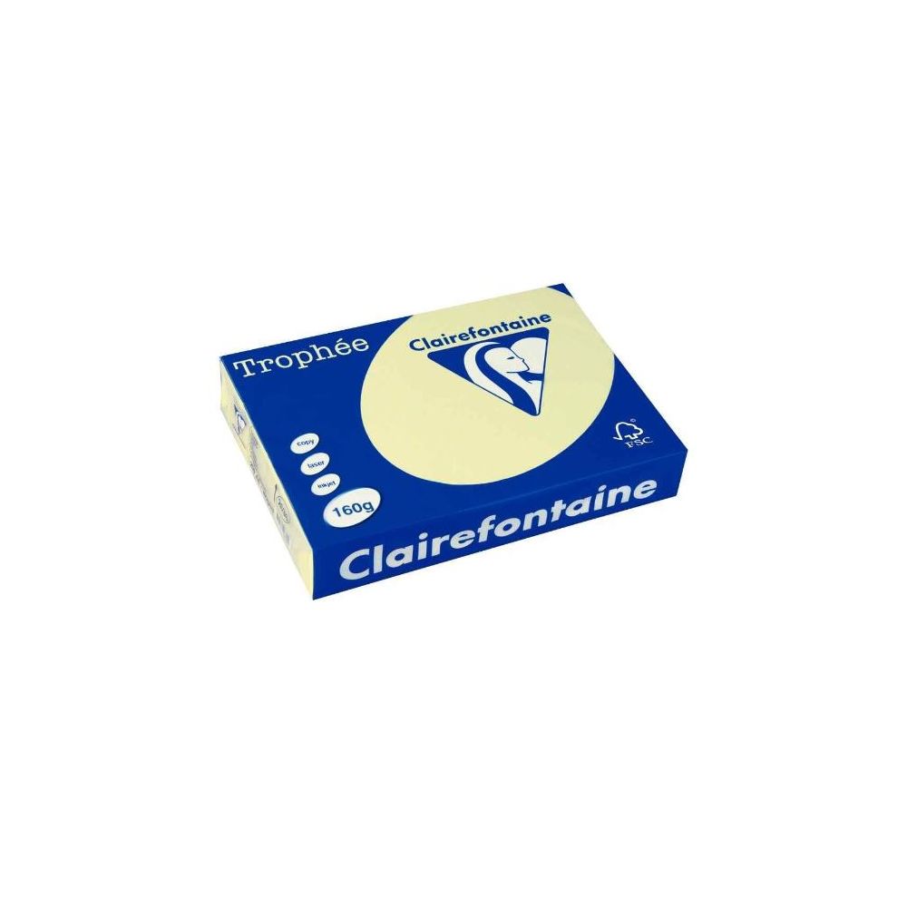 Rame A3 - 160g - Jaune Canari CLAIREFONTAINE (250 f) //