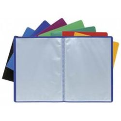 Protege Document PVC - Format A4 - 60 vues - EXACOMPTA - ROUGE //