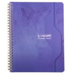 Cahier 17x22cm 5 x 5 100 p Spirale 70g 402 //