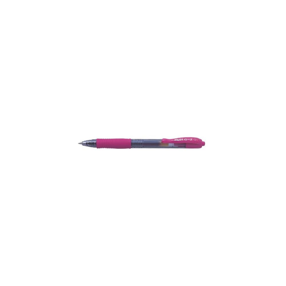 Stylo Gel Retractable PILOT G2 0.7mm - Trait : 0.4mm - ROSE - Z