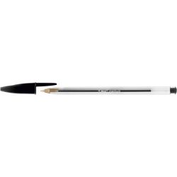 Stylo Bille BIC CRISTAL - Pointe 1mm - NOIR //