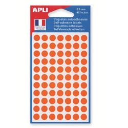 Pastilles signalisation - 08mm - Sachet de 462 - ORANGE- Z