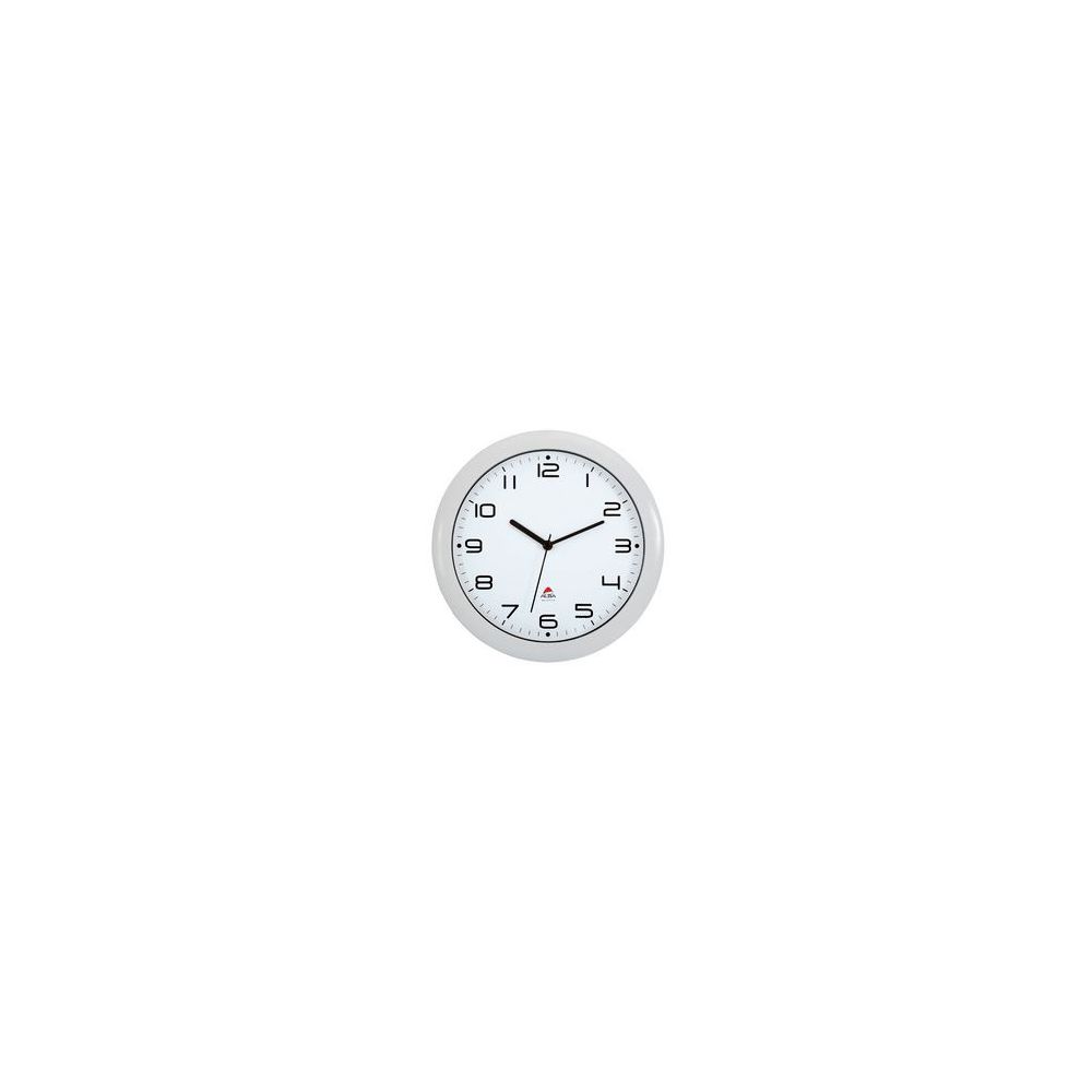 Pendule ronde ALBA à Quartz - Diam: 30cm - BLANC - Z