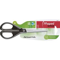 Ciseaux Anneaux plastique MAPED - "Greenlogic" - Bout rond -17 cm //