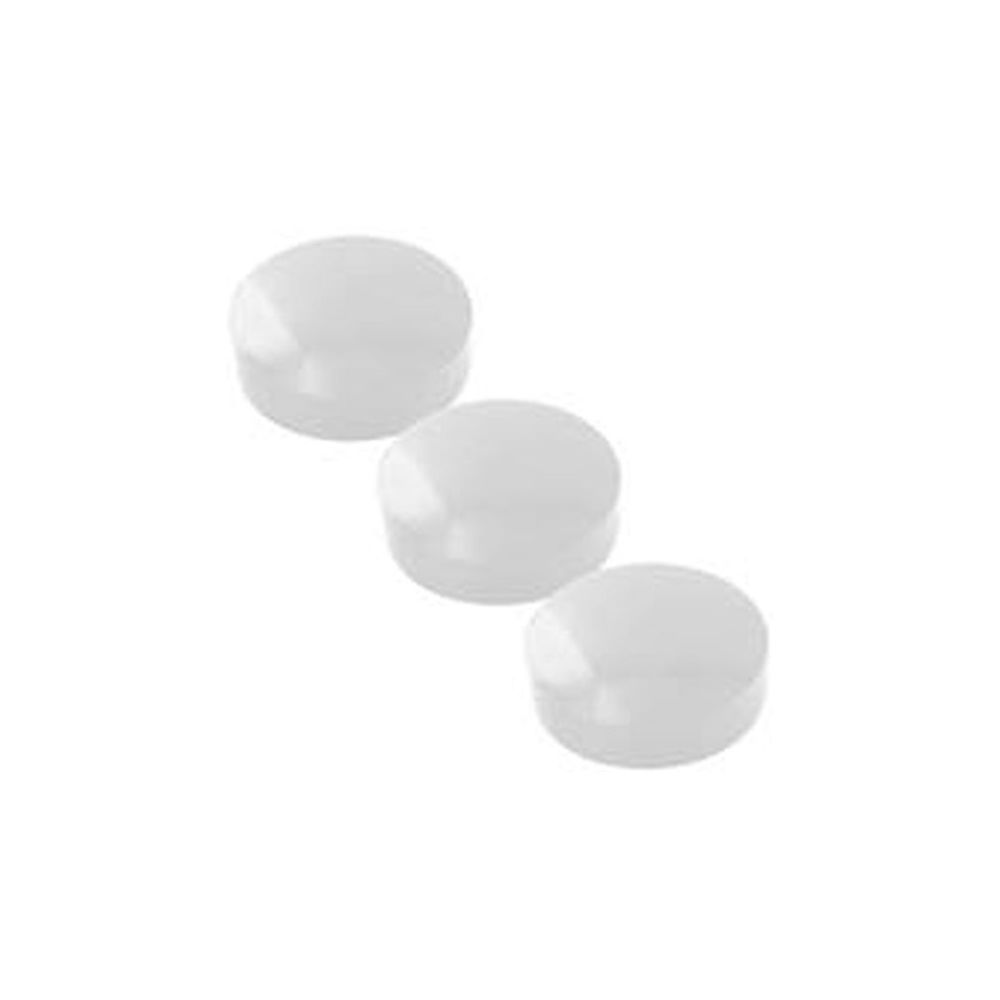 Aimants de diamètre 30mm, Force 600g - BLANC - Par 4 - Z