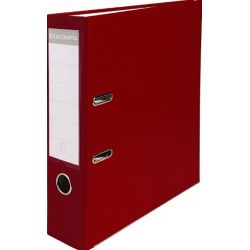 Classeur levier A4 PVC/Papier 80mm BORDEAUX  //