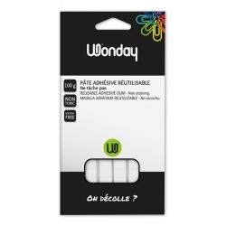 Pate adhésive WONDAY Safe N Fix - 120 pastilles blanches - Z