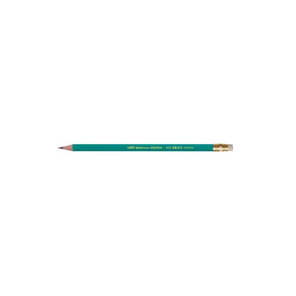 Crayon Papier Bout Gomme HB BIC EVOLUTION 655 - A l unité //