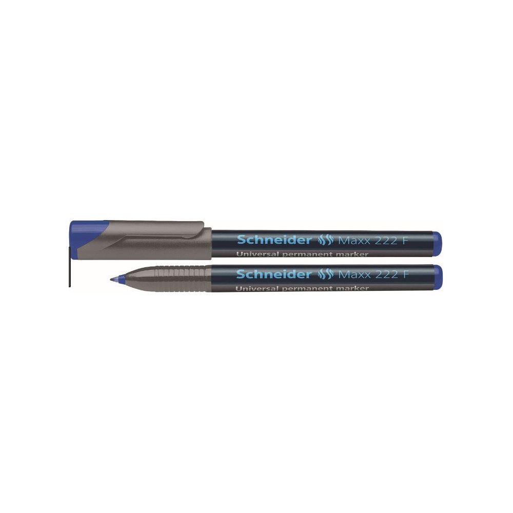 Marqueur perm. SCHNEIDER Maxx 222F - Pte 0.7mm - BLEU - 112203 - Z