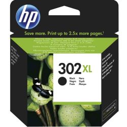 Cart HP N°302XL Noir - F6U68AE - Deskjet 1010/2130/3630/Envy 4520 //