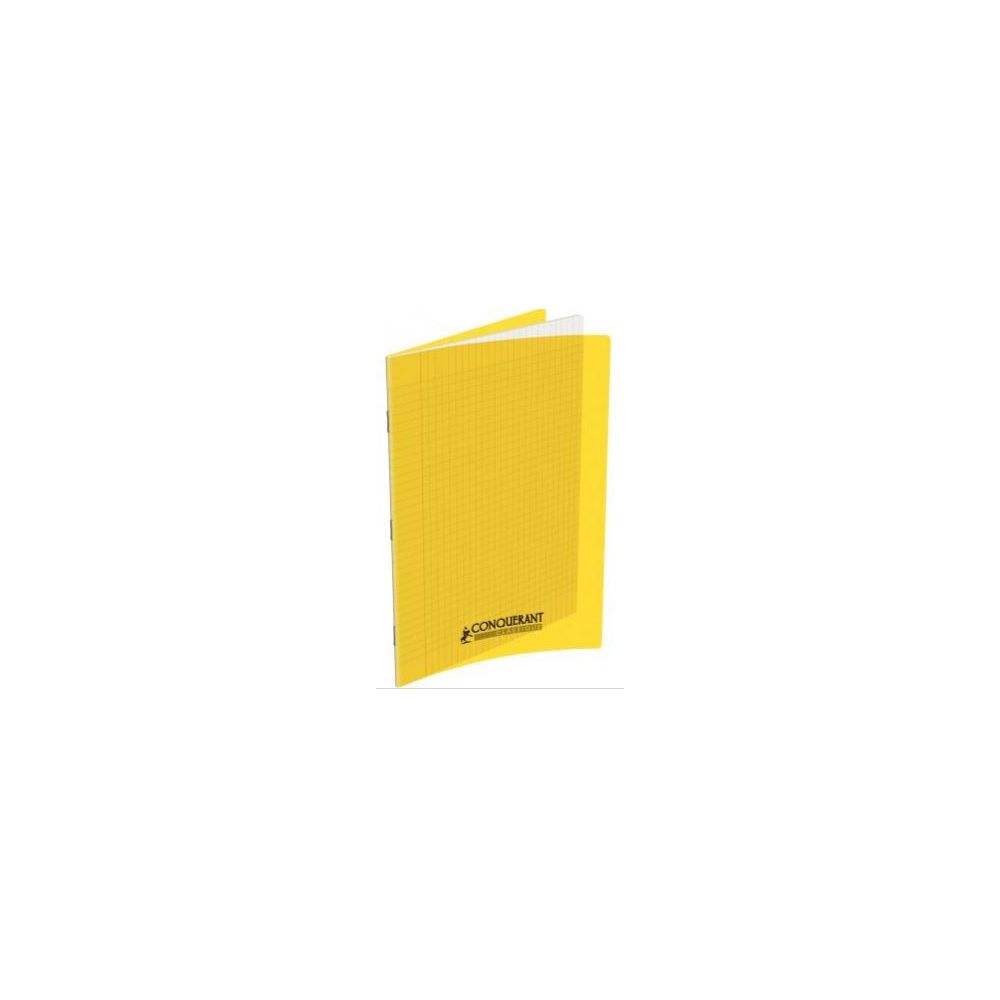 Cahier A4 Séyès 48 p Piqûre 90g Polypro JAUNE **