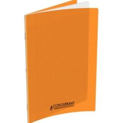 Cahier 24x32cm Séyès 96 p Piqûre 90g Polypro ORANGE **