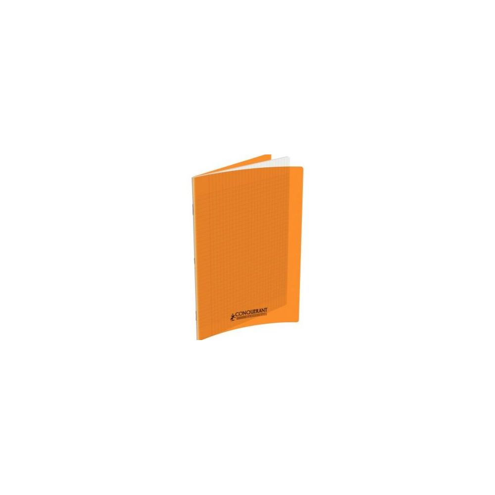 Cahier 24x32cm Séyès 96 p Piqûre 90g Polypro ORANGE **