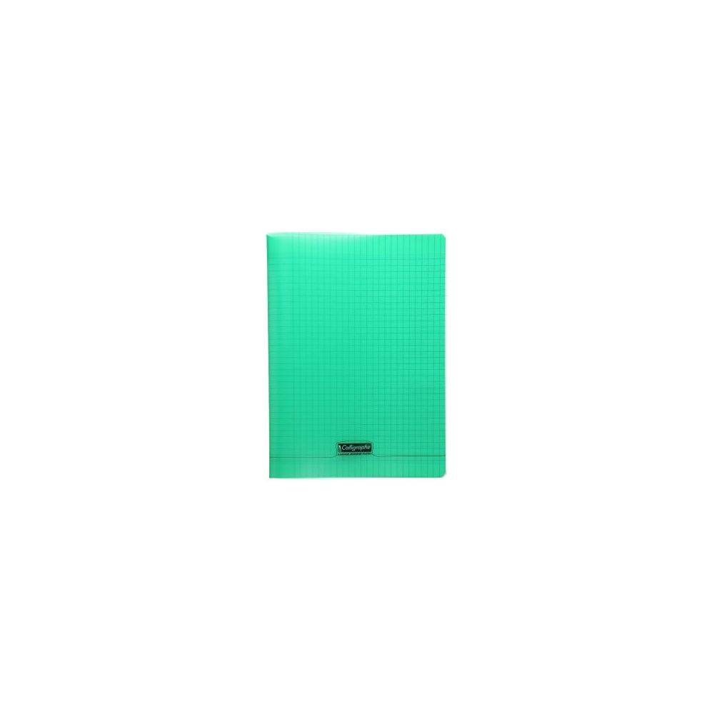 Cahier A4 Séyès 192 p Piqûre 90g Polypro VERT  - Z