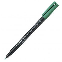 Marqueur perm. STAEDTLER OHP Lumocolor- 0.6mm - VERT - 318-5 //