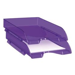 Corbeille courrier PVC - CEPPRO HAPPY - A4 - VIOLET - Z