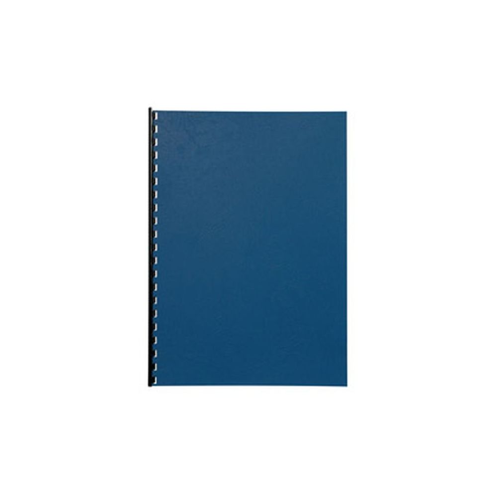 Couverture carton Grain Cuir - A4 - Paquet de 100 - BLEU - Z