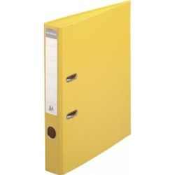 Classeur levier A4 PVC 50mm JAUNE - EXACOMPTA **