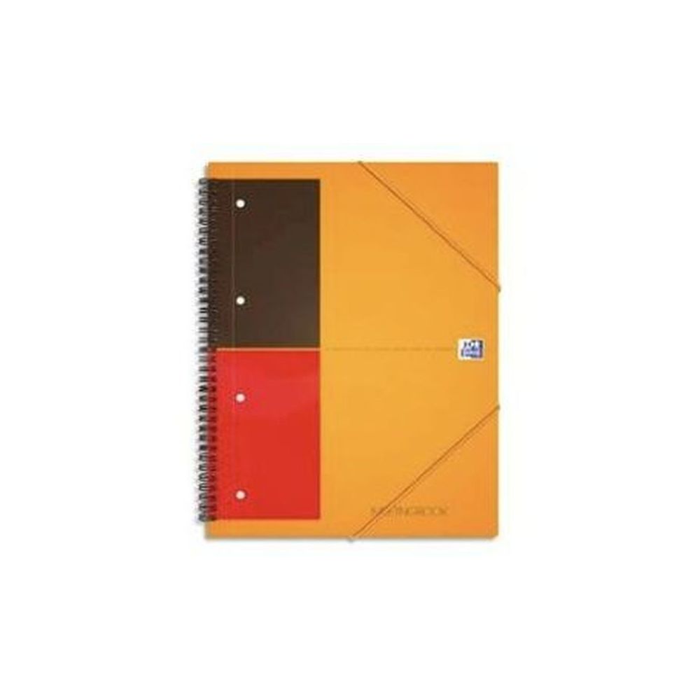 OrganiserBook spirales OXFORD - A4 - 5x5 - 4trous - 80g - 160 pages