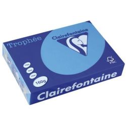 Rame A4 - 160g - Bleu Turquoise - CLAIREFONTAINE (250 f.) 1022 - Z