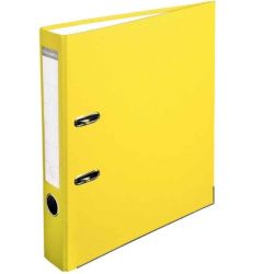 Classeur levier A4 PVC/Papier 50mm JAUNE - EXACOMPTA  - 1er PRIX //