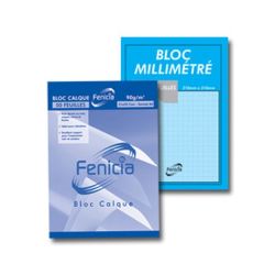 Papier millimétré Bistre 80g A4 50 feuilles SELECTA - Z