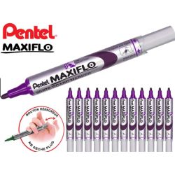 Marqueur effaç. PENTEL MAXIFLO MWL5S-V - Ogive 1.2mm - VIOLET //