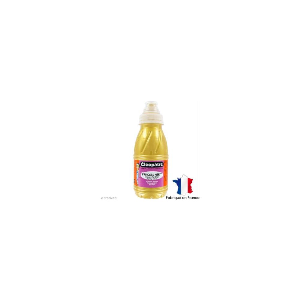 Peinture acryl. brill. 250 ml CLEOPATRE  Mérit Nacrée OR - Z