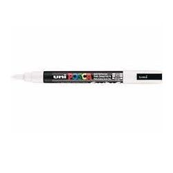 Marqueur gouache POSCA - Ogive 2.5mm - PC-5M BLANC //