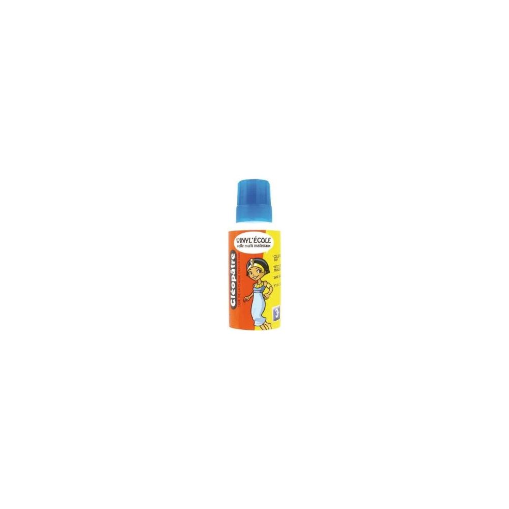 Colle blanche vinylique en flacon CLEOPATRE Vinyl'Ecole - 55 gr - Z