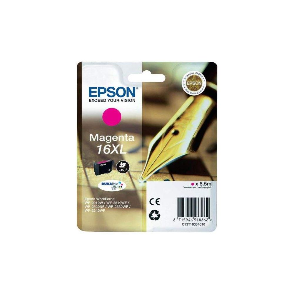 Cart EPSON - N°16XL T1633 - Stylo - Magenta WF-2510/2520/2530/ //