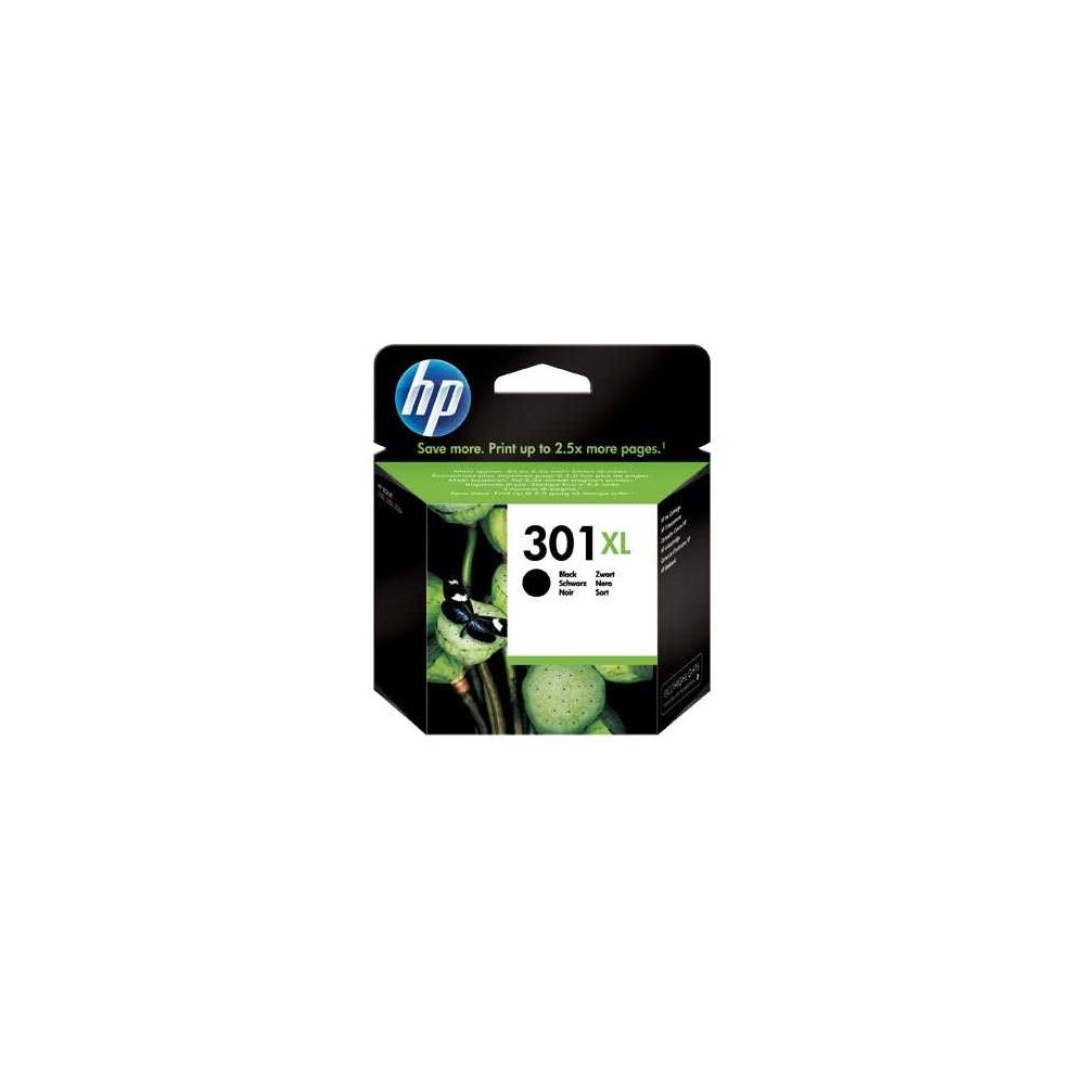 Cart HP N°301XL - CH563EE - Noir - Deskjet 1050/2050 - 8ml //