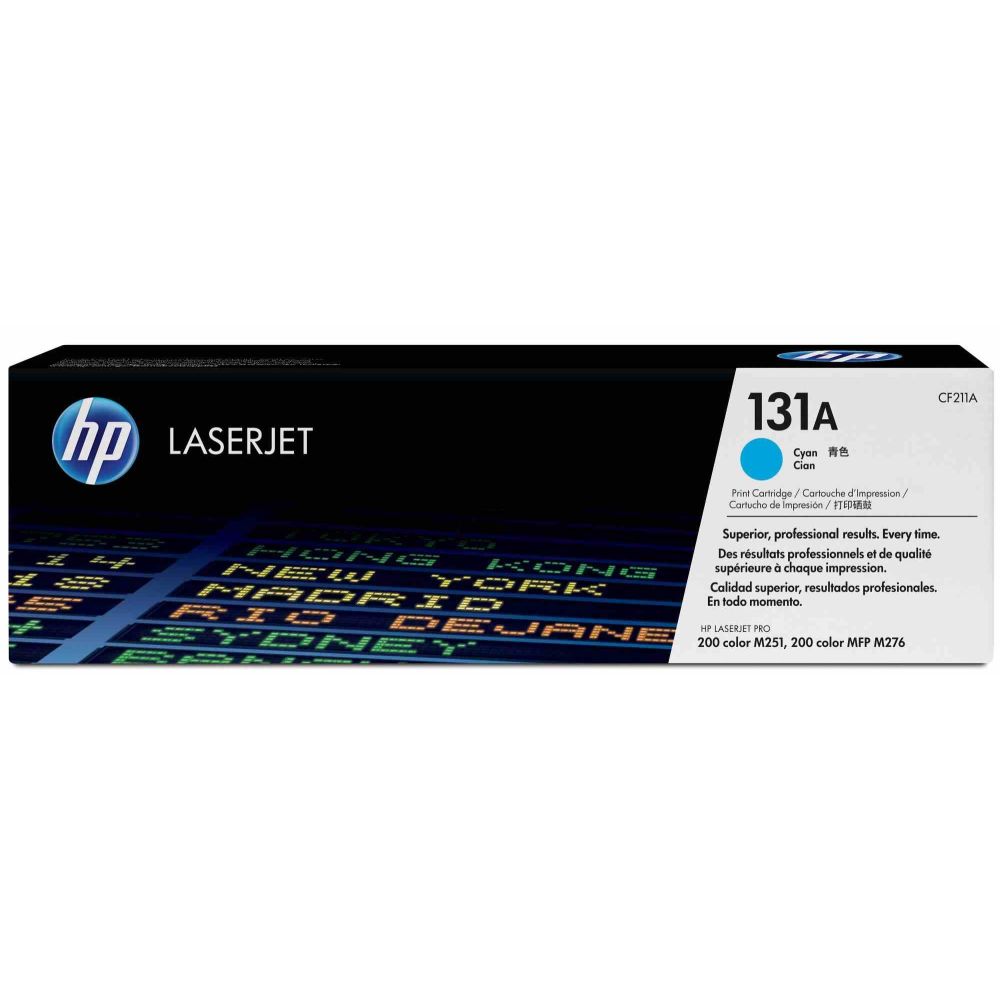 Toner HP - CF211A - N°131A - Cyan - LaserJet Pro 200 M251/M276nw **