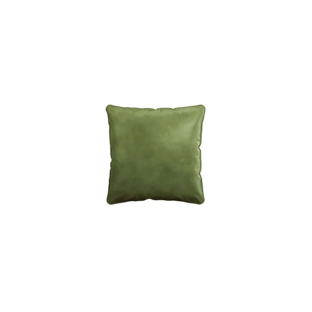 Coussin VELVET - 45x45cm - En velours déhoussable et lavable - SAUGE