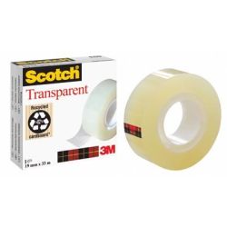 Adhesif Transp. & Perman. 19mm x 33m SCOTCH 550 //