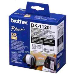 Etiquettes BROTHER DK11201 - 29 x 90mm (bte 400 étiq.) 8 mètres //