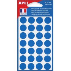 Pastilles signalisation - 15mm - Sachet de 168 - BLEU- Z