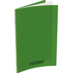 Cahier 24x32cm Séyès 140 p Piqûre 90g Polypro VERT **