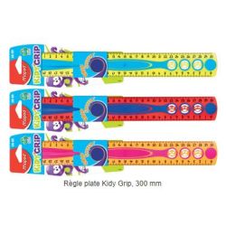 Regle plastique MAPED Kidy Grip 30 cm (Couleurs assorties) - Z