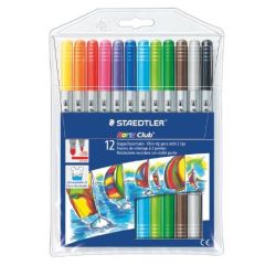 Feutre Couleur STAEDTLER Double pointes - 1 à 3mm (par 12) - Z