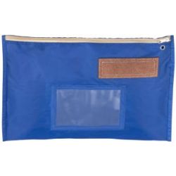 Pochette Navette en nylon imperméable - 42 x 30cm - Plate - BLEU - Z