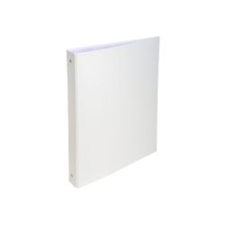 Classeur 4 anneaux A4 - PVC Rembordé :40mm BLANC  - EXACOMPTA **