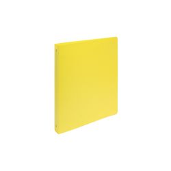 Classeur 4 anneaux A4 - PVC Fin - 25 x 32cm -40mm JAUNE EXACOMPTA  **