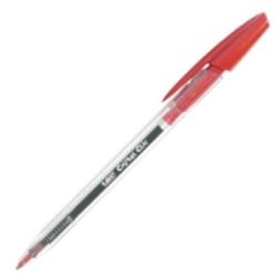 Stylo Bille BIC CRISTAL CLIC - Pointe 1mm - Rétractable - ROUGE - Z