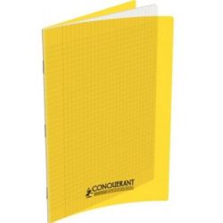 Cahier A4 Séyès 96 p Piqûre 90g Polypro JAUNE **