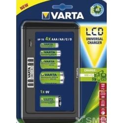 Chargeur piles (pour 5) VARTA LR3,LR6, C,D,9V USB Ecran LCD - Z