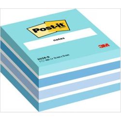 Bloc Cube repositionnable 76 x 76mm - POST-IT - 450 f- BLEU- Z